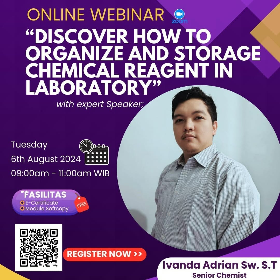 Online Webinar : Discovery how to organizer and storage chemical reagent in laboratory