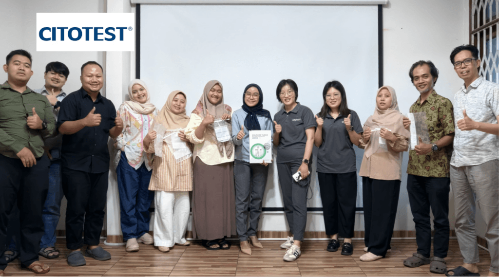 Tim PT Intralab Ekatama bersama tim Citotest di Indonesia