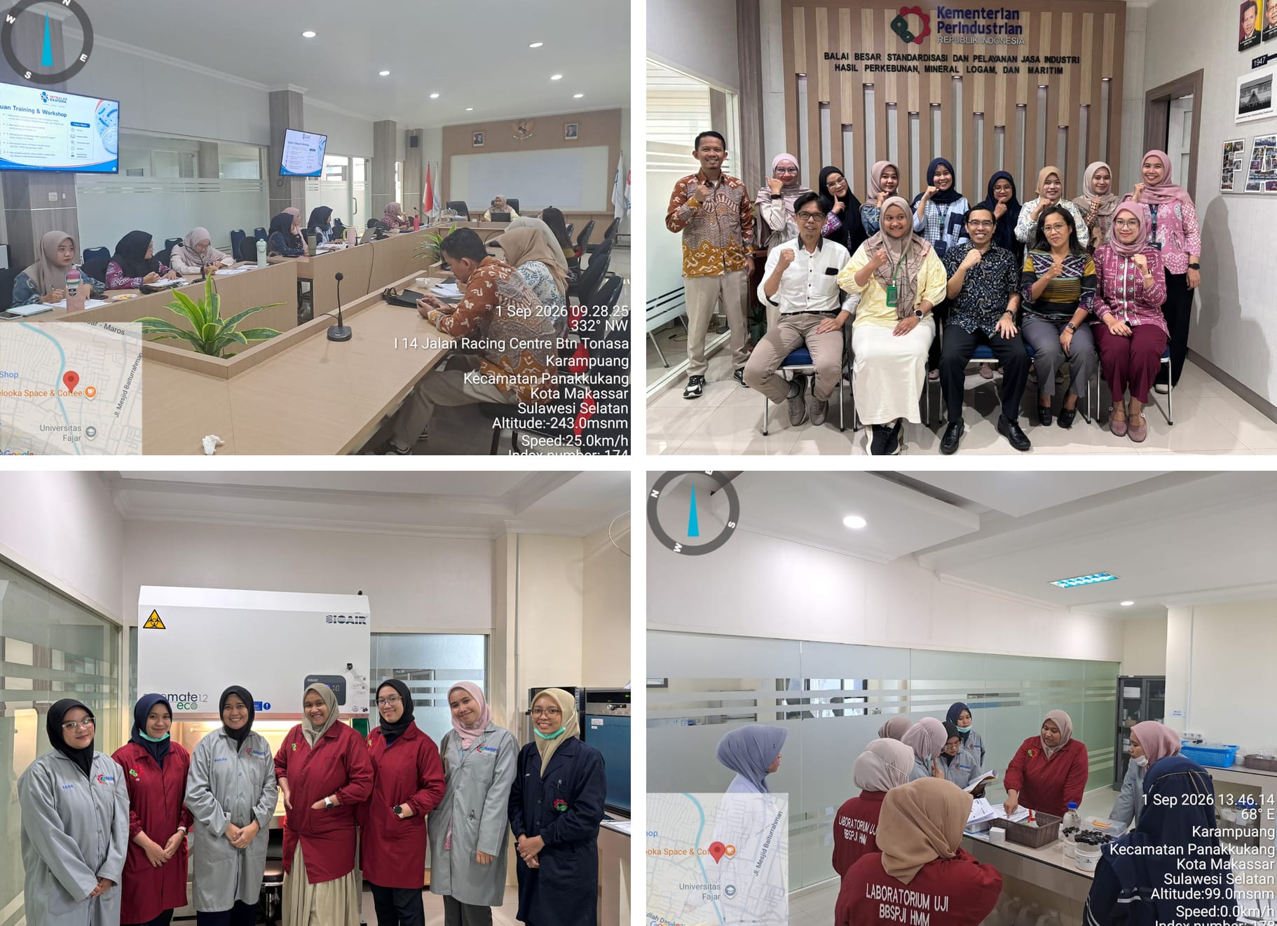 Pelatihan Intralab Training Center di lokasi pelanggan dan fasilitas laboratorium