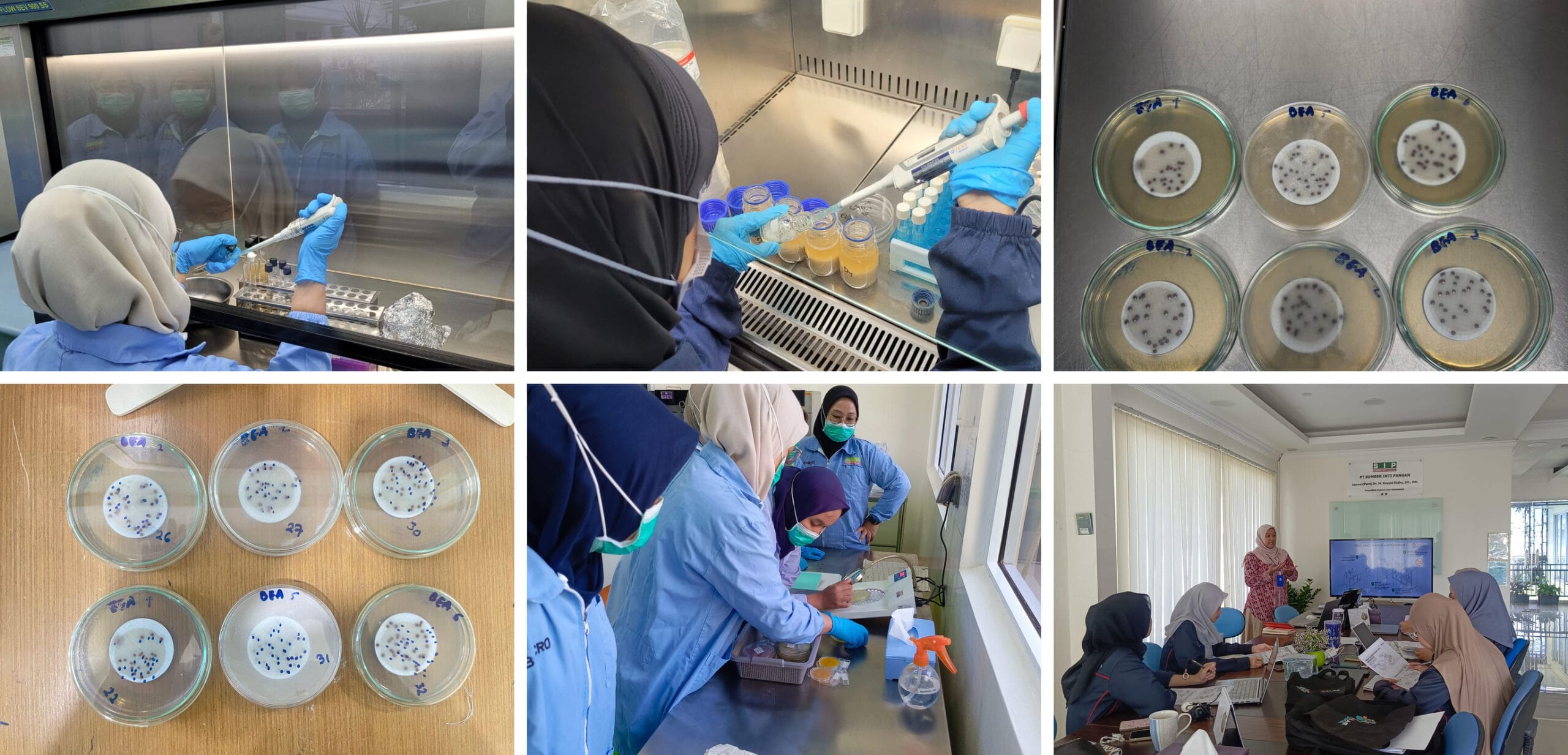 Pembelajaran Intralab Training Center melalui materi, praktik laboratorium, pengamatan, dan evaluasi